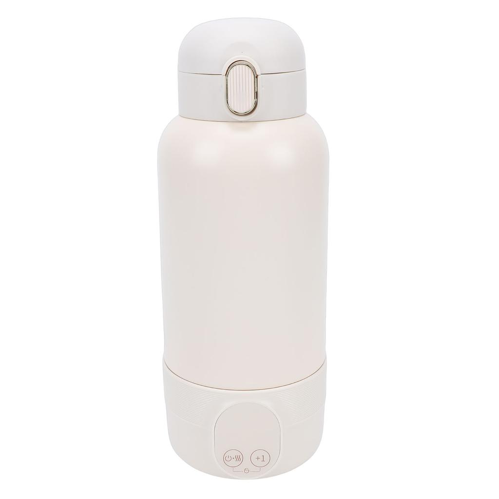 Portable Bottle Warmer, 500ml, Wireless Milk Warmer, Battery Operated Travel Water Warmer, Accurate Temperature Control for Travel Brst Milk Water