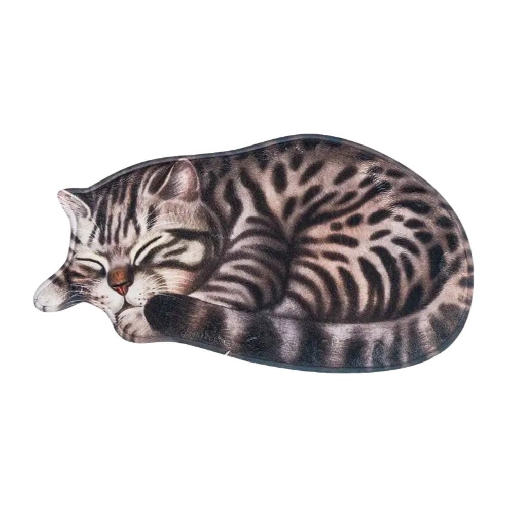 Wear Resistant Design Simulation Cat Floor Mat Living Room Tea Table Bedside