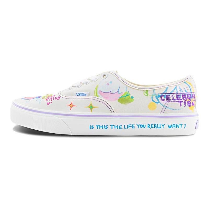 Otw Nuttsh x Vans Authentic Printed Low-Top Canvas Shoes Unisex Multicolor VN0A5KS9CGX 41