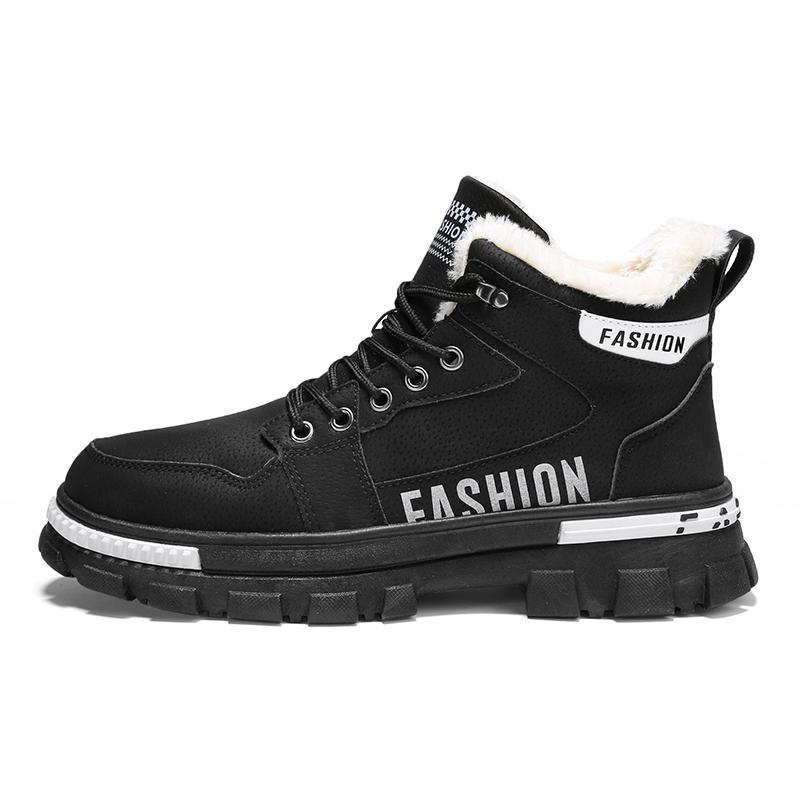 Pánské Sněhule Zimní Protiskluzové Plyšové Sněhule Sněhule Sněhové boty Sněhule s vysokým šněrováním Outdoor Teplé Chladu Odolné Venkovní Sportovní Pracovní boty