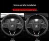 Genuine Leather Steering Wheel Cover for Buick: Encore, Verano, Excelle, Regal, LaCrosse, GL8