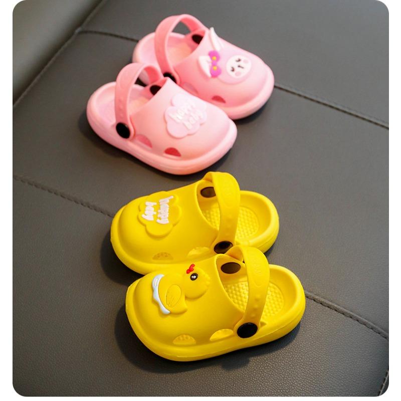 Children's Slippers Cartoon Baby Girl's Shoes Boy's Soft Sole Anti Slip Home Bathroom Slippers