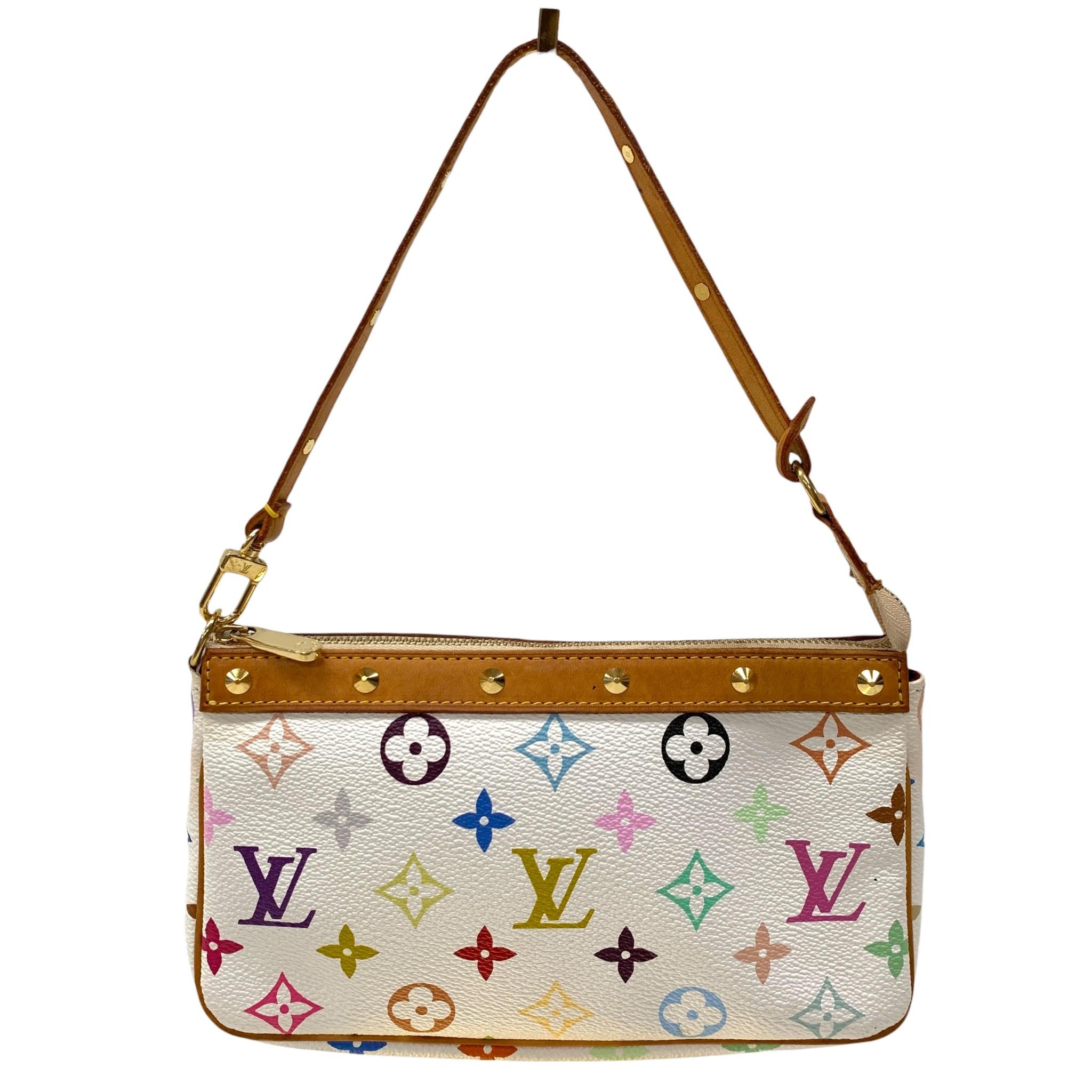

Вживана Louis Vuitton Monogram Pochette Accessoires M92649 Багатоколірна Автентична 1000