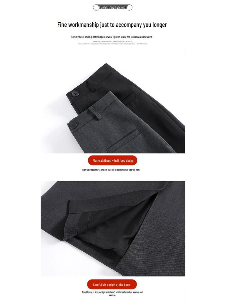 Gray High-End Slimming Skirt for Women - Spring 2026 Arrival, Versatile Temperament, Slit, Hip-Hugging, Mid-Length Skirt