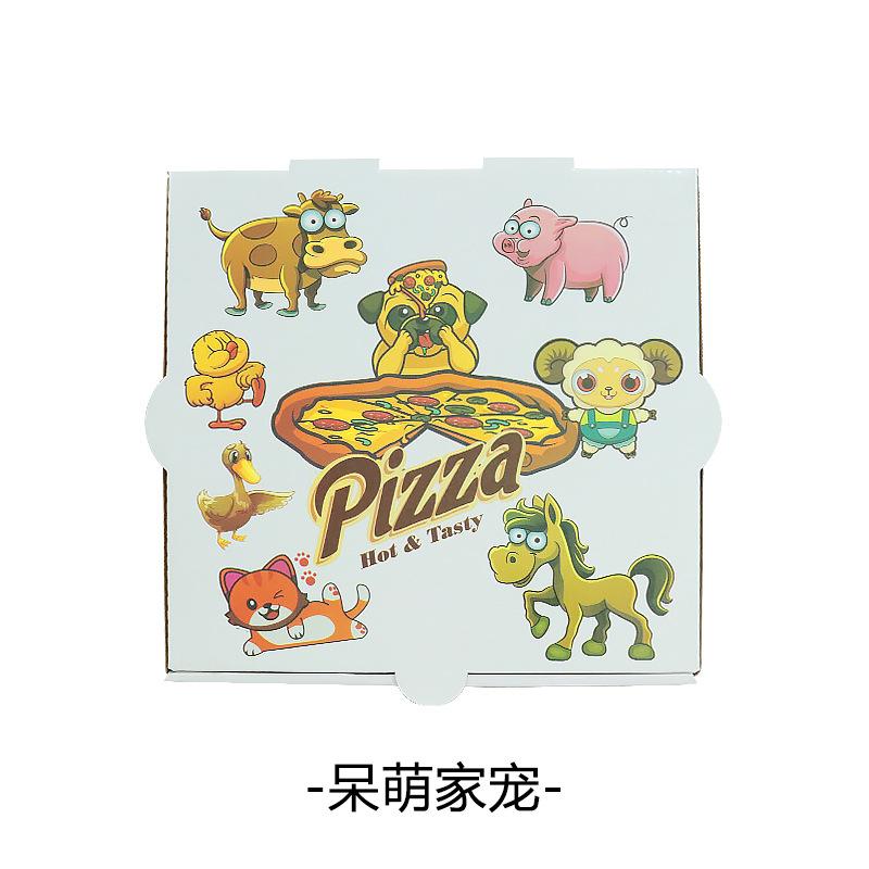 

Pizza Box Color Thickened Packaging Boxs 9 8 7 6 10 12 Inch Laminated Film Good Compressive Strength Brightly Colored Foldable 15pcs31.5x31.5x4.2cm