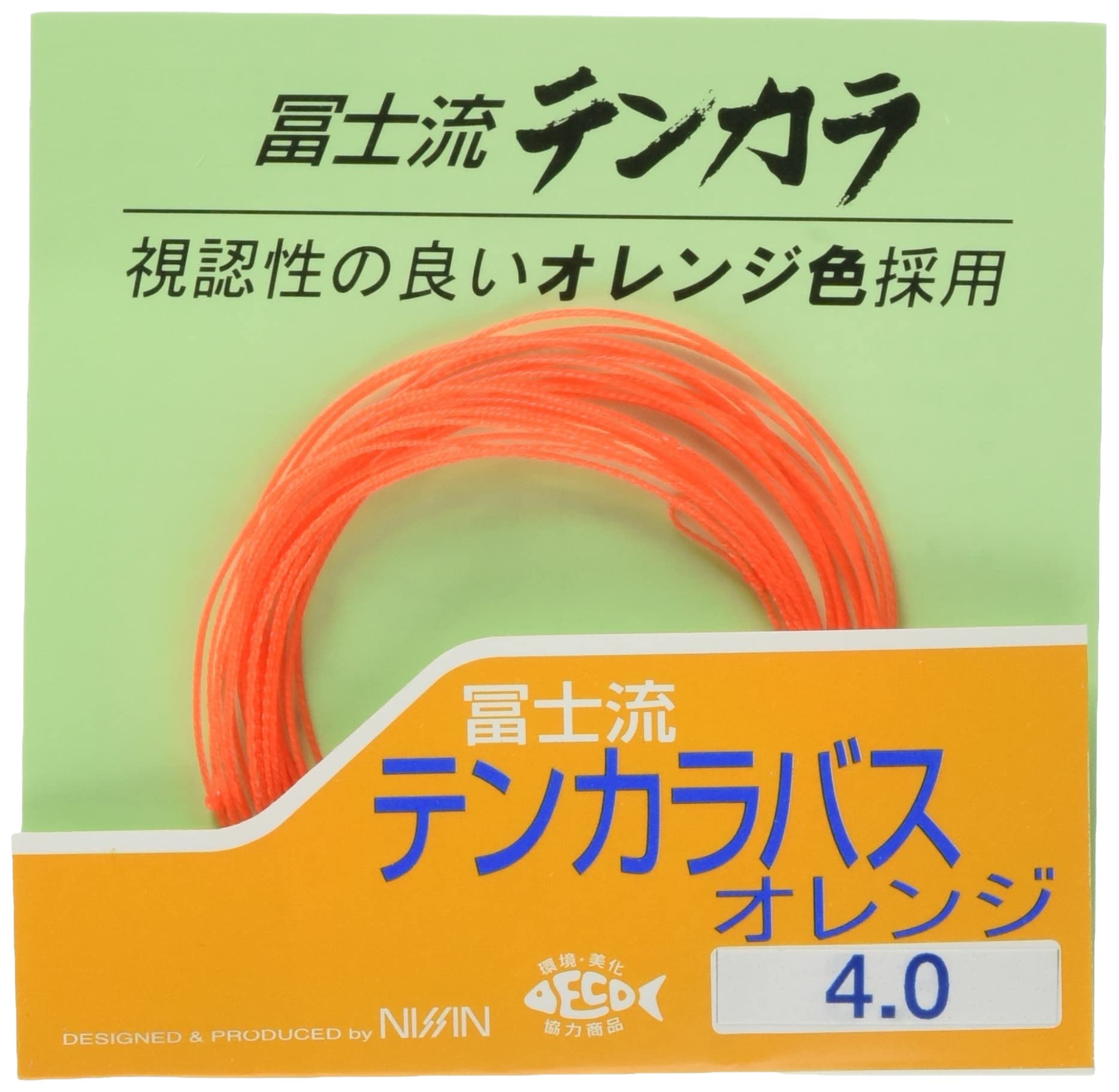 

Uzaki Nissin Tenkara Rig Fuji Style Tenkara Bass Orange 4.0m