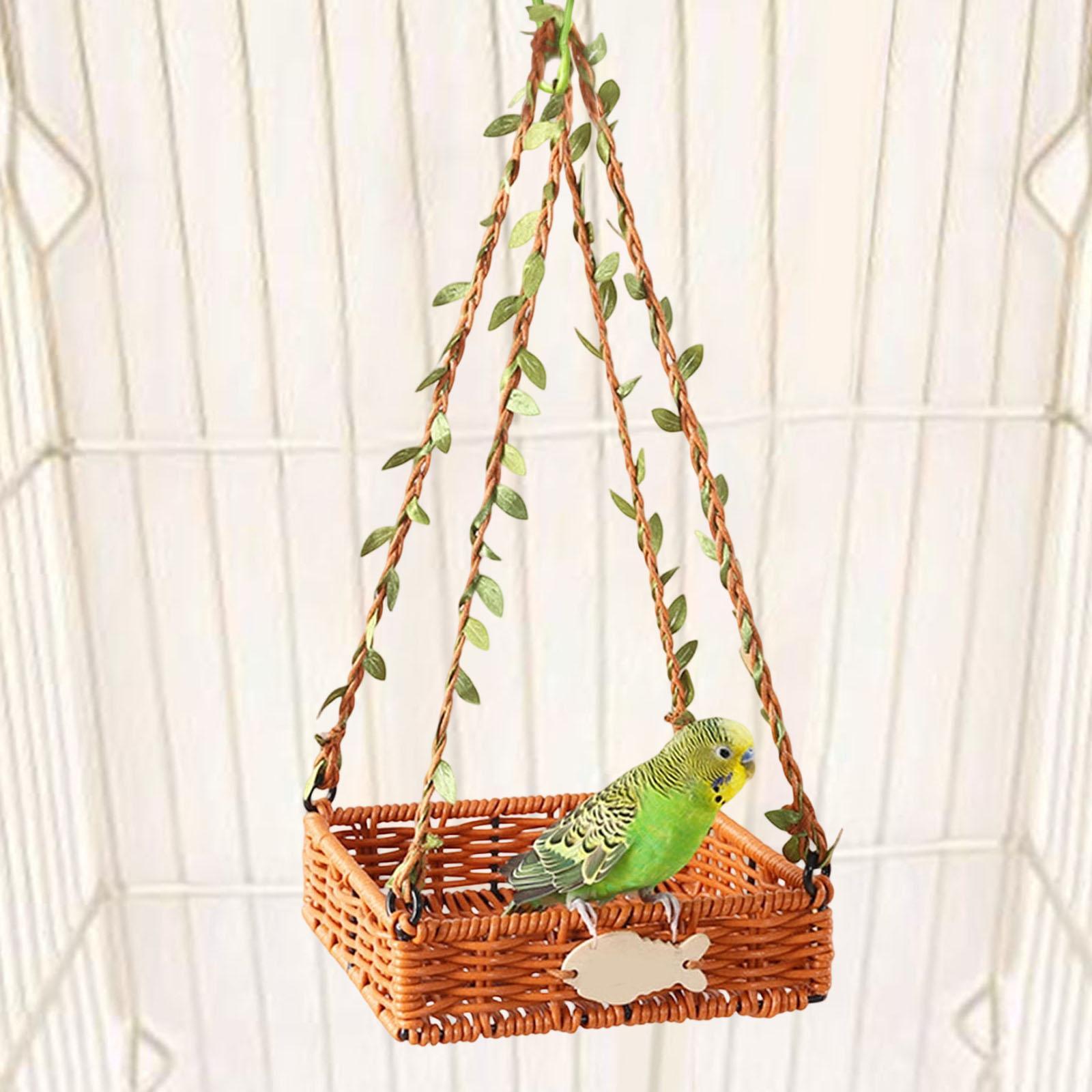 

Bird House Inside Cage Breathable Bird Nest for Lovebirds Bluebird Budgie