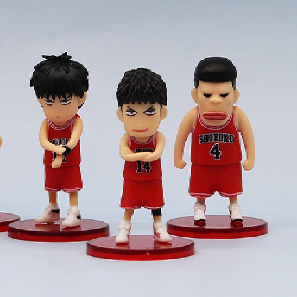 Slam Dunk Q Edition National Competition Movie Gk Hanamichi Sakuragi Rukawa Kaede Anzai Mitaka Handmade Pvc Model Decoration