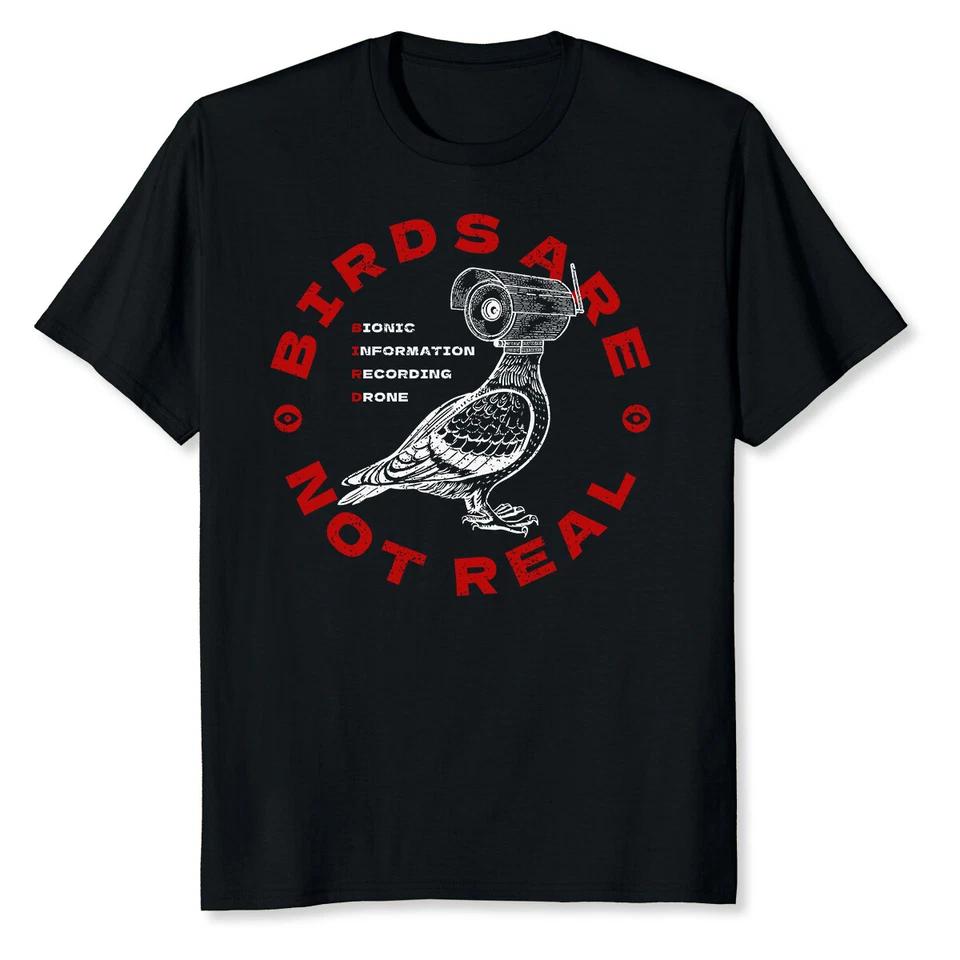Drone Conspiracy Theory Birds Are Not Real T-Shirt XL