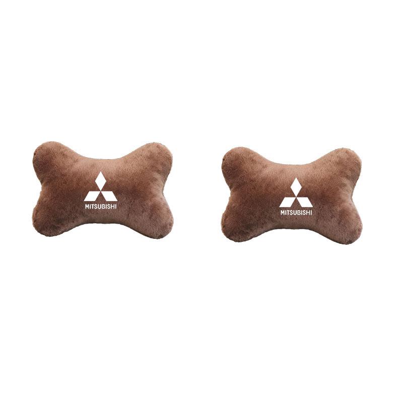 pdsh9 For Mitsubishi ASX Chaveiro Lancer Outlander Pajero EX Car Neck Pillow Headrest Belt Shoulder Pads Auto Accessories