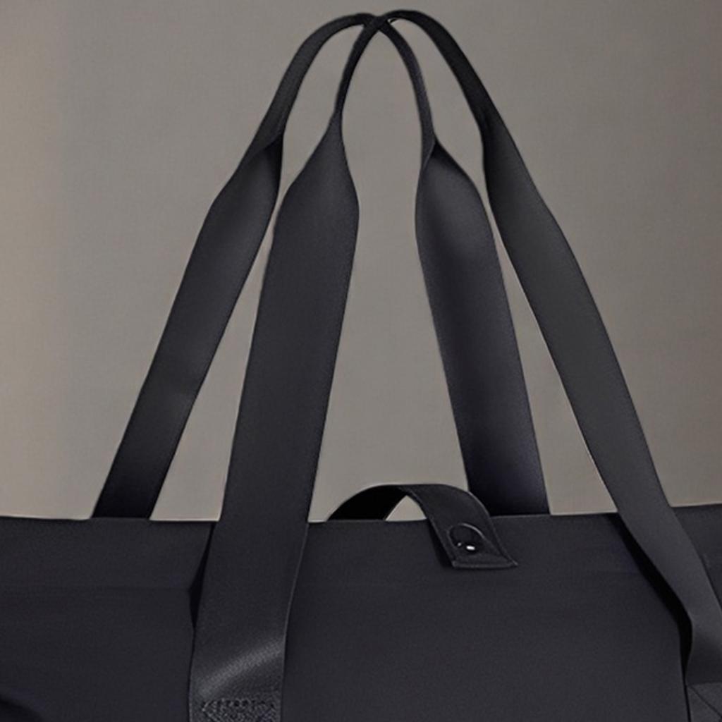 Women's Foldable Tote Bag Large Capacity Zipper Single Shoulder Handbag With Top Handles For Daily Commute And Travel