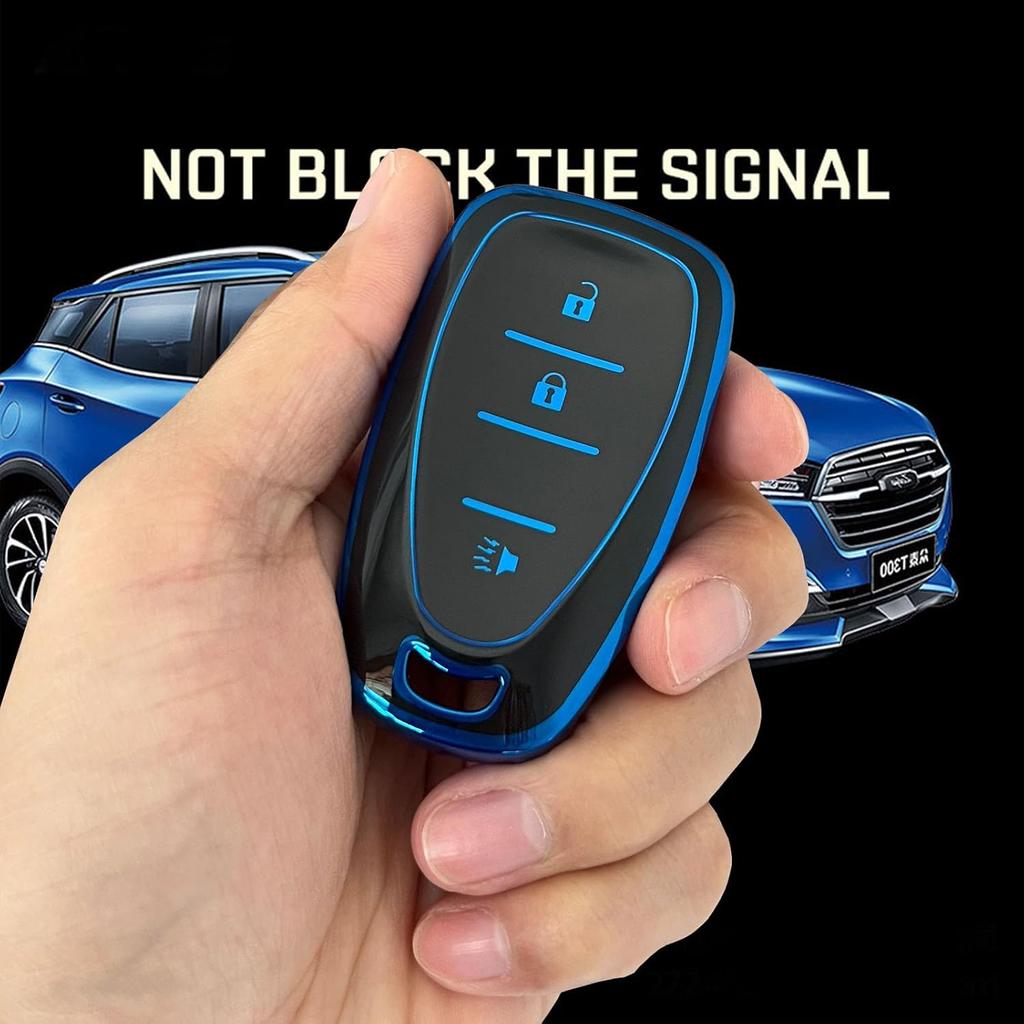 AIOEUOIA Key Fob Shell Keyless Entry System for Chevrolet Spark Traverse Equinox Trailblazer Tra
