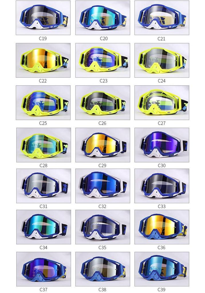 100% Windproof Off-road Motorcycle & Ski Goggles for Outdoor Riding