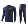 Intimo termico mimetico da uomo per esterno Intimo sportivo In pile Collant caldi Compressione Set di biancheria intima termica ad asciugatura rapida Tuta mimetica da uomo