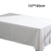 PE White Tablecloth Disposable Table Cloth New Glossy Tablecloth  Table Decoration