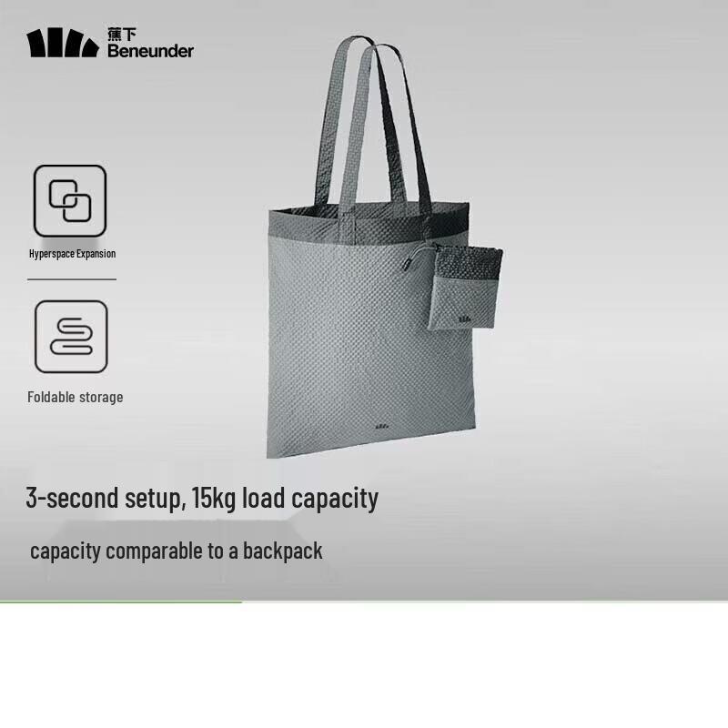 Beneunder Portable Foldable Shoulder Tote Bag