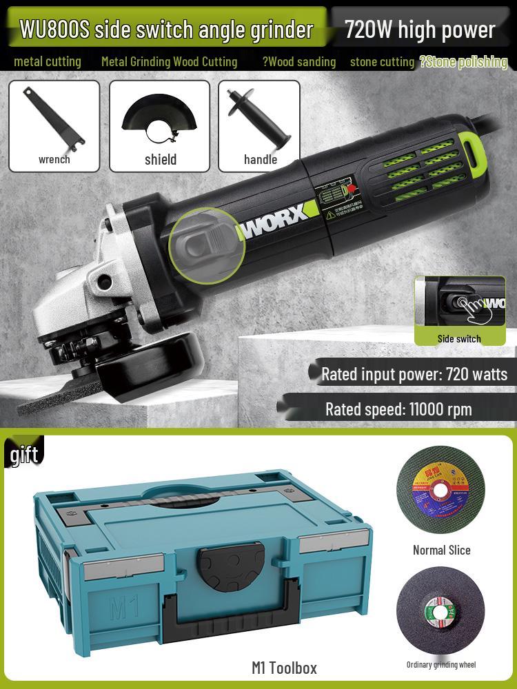 Wickes Angle Grinder Mini Polisher with Speed Control