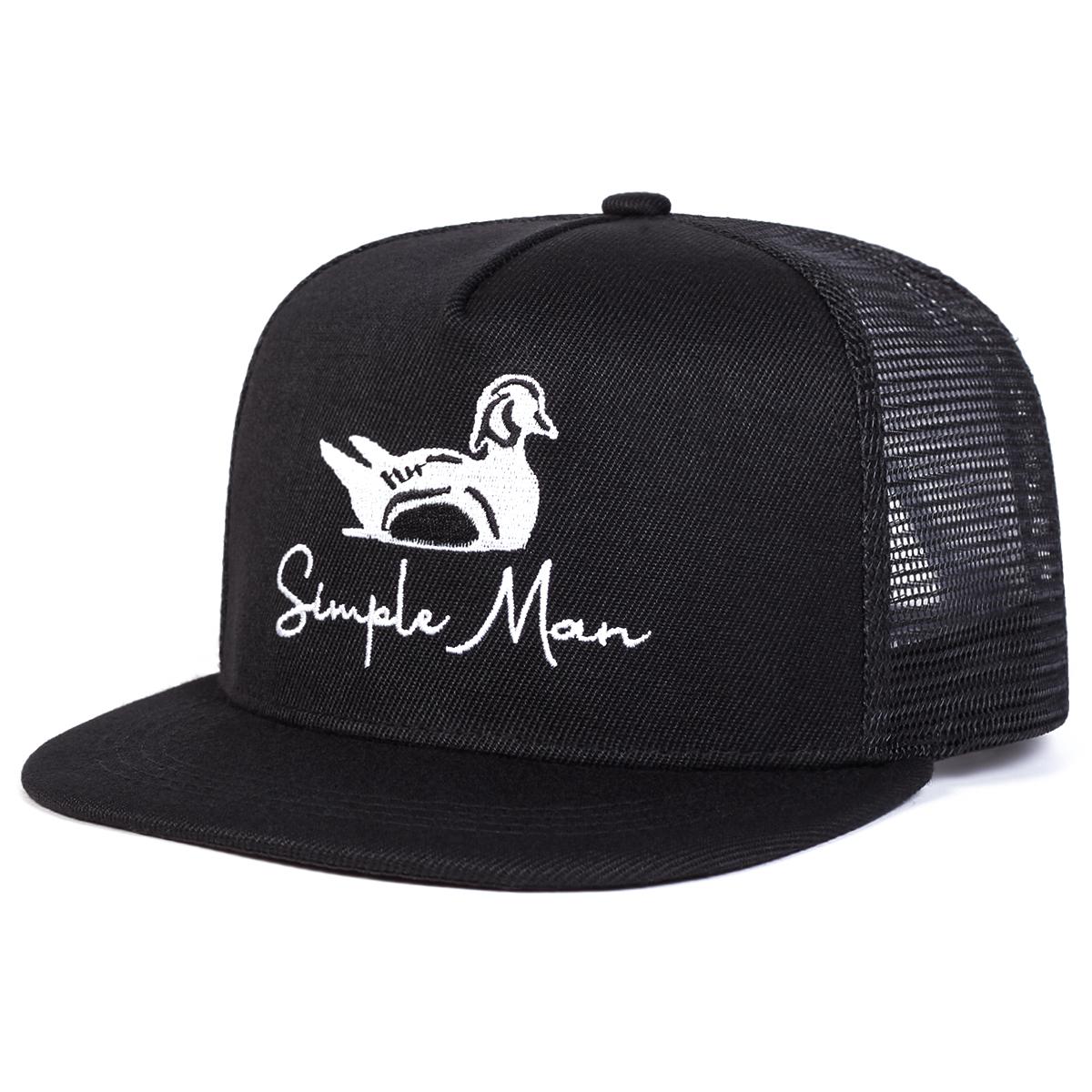 

Унисекс Простые Мужские Вышитые Хип-хоп Сетчатые Кепки Весна Лето Уличные Регулируемые Повседневные Бейсболки Кепки Тракера Солнцезащитная Шляпа чёрный