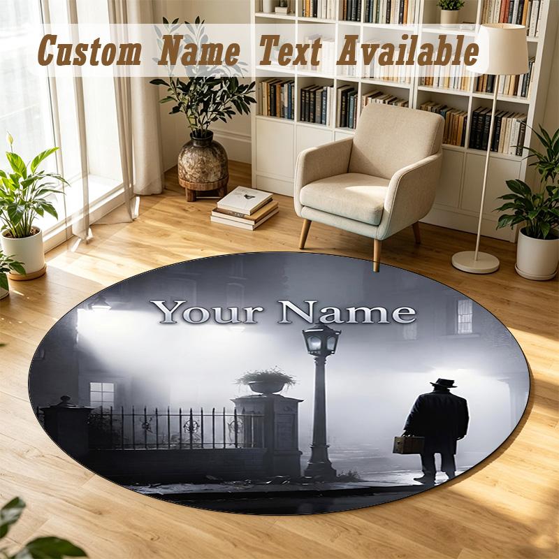 The Exorcist Regan Personalized Round Rug Support Custom Name, Soft Home Decor Mat