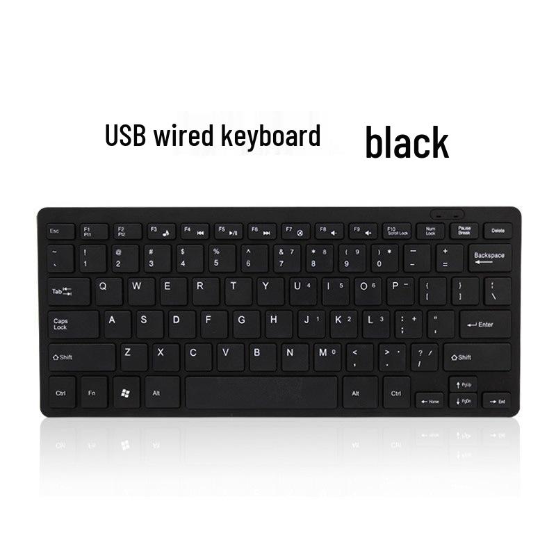 K1000 Wired USB Portable Mini Chocolate Keyboard