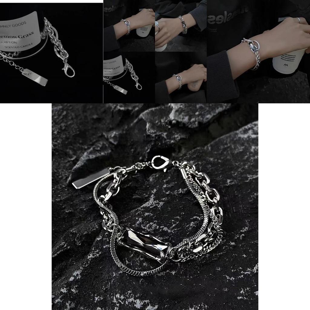 Trendy Multi-layer Wrap Bracelet For Men Chic Minimalist Couples Jewelry