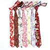 Cotton Neck Tie 6cm Width Printed Tie Casual Floral Tie  Men's Party Clothing