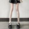 Stern Herz Lolita Socken Tattoo Druck Strumpfhose Netzstrümpfe Kätzchen Katze Japanische JK Strumpfhose Gothic Spitze Schwarze Strumpfhose