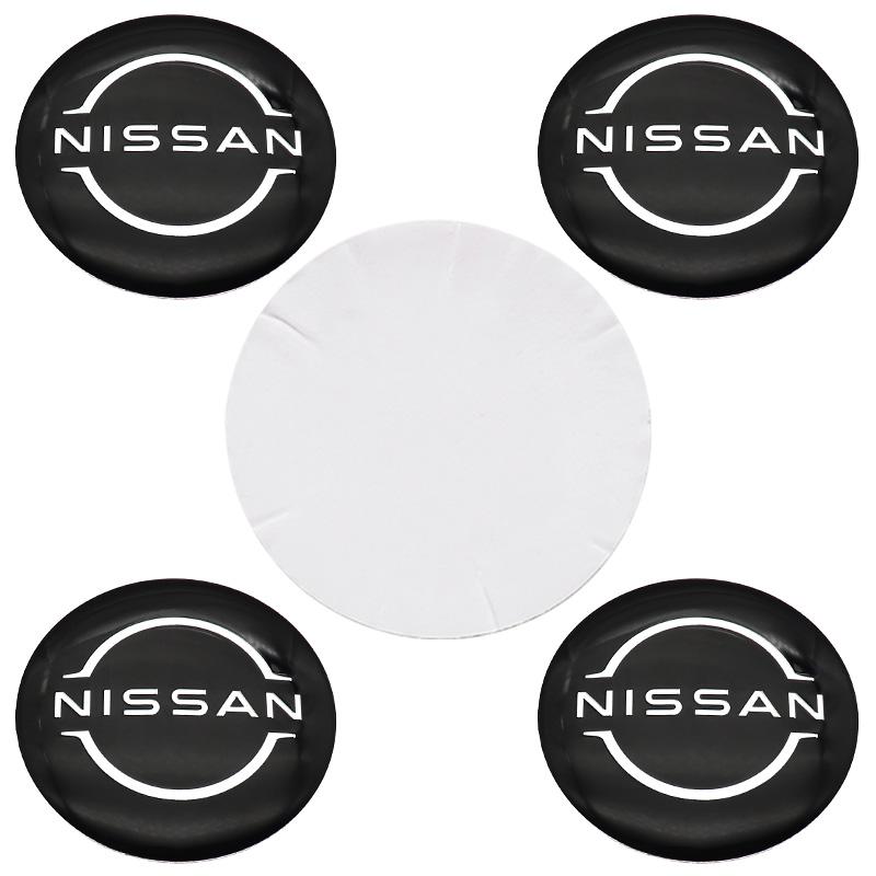 Nissan 54mm 56mm 60mm 65mm Car Wheel Emblem Wheel Center Hub Cap Auto Rim Refit Dust-proof Badge Covers Sticker Accessories