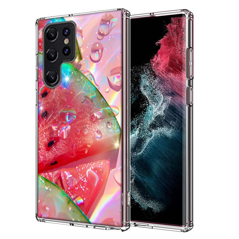 Watermelon Summer Fruit Capa Phone Case For Samsung S26 Ultra S25 Edge Galaxy S23 S21 S20 S24 FE S22 S10 Plus Cover Clear TPU Sh