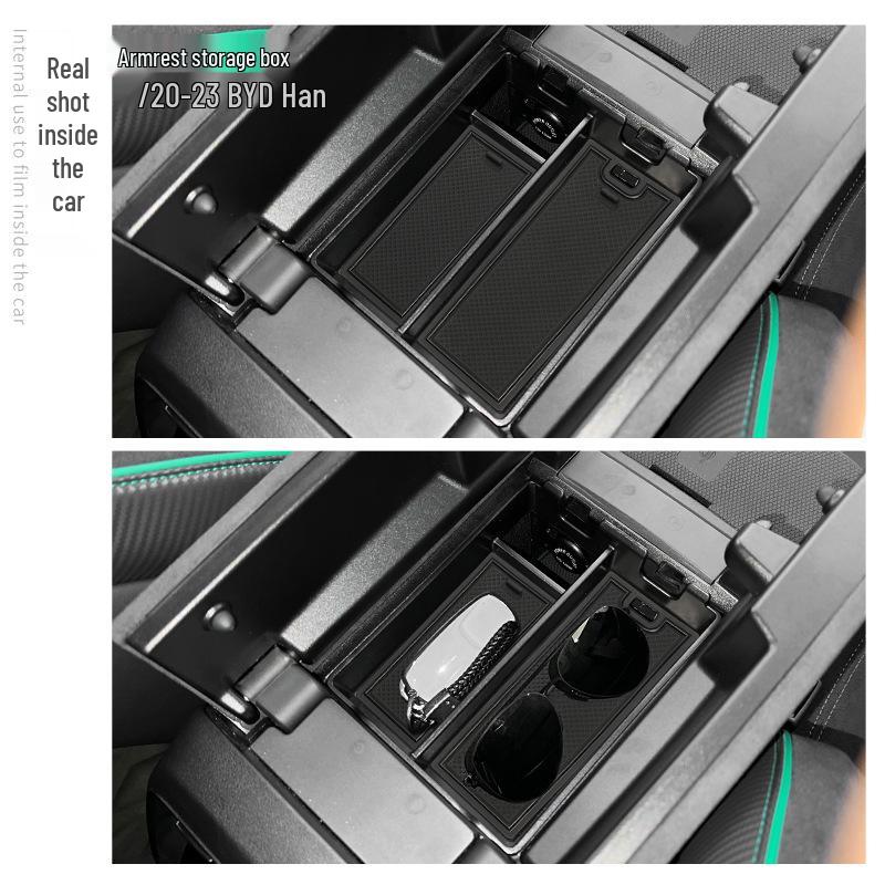 2020-2025 BYD Han Center Console Armrest Storage Box for Car Organization