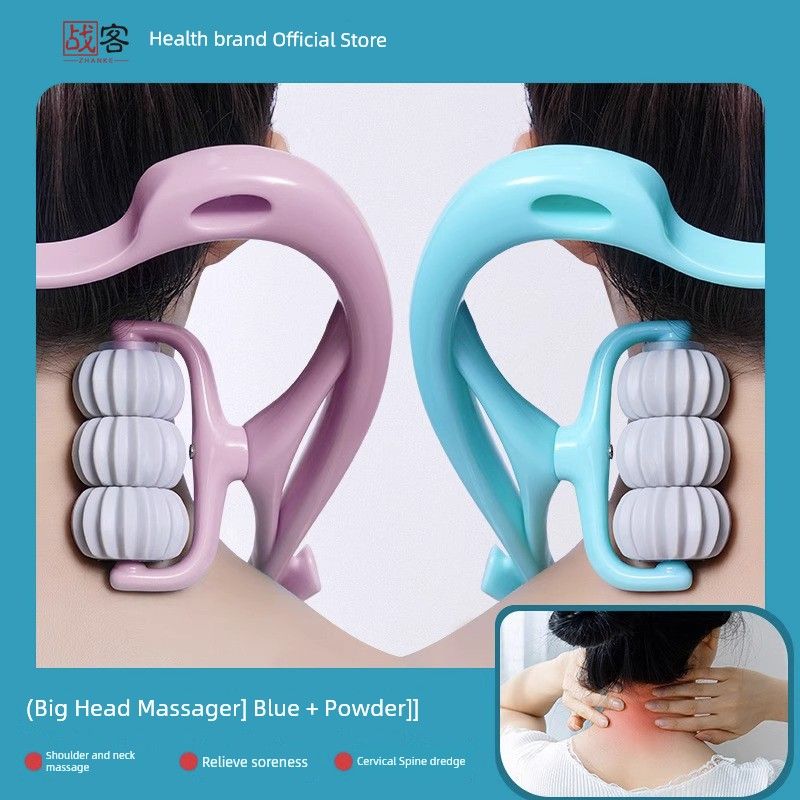 Six-Wheel Roller Neck Massager Manual Size Leg Integrated Multifunctional Kneading For Home Shoulder and Neck Neck Massager