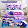 3pcs Duvet Cover Set (1*Duvet Cover + 2*Pillowcase, Without Core), KPop Demon Hunters Print Soft All‑Season Bedding Set, Home Bedroom Decor Gift