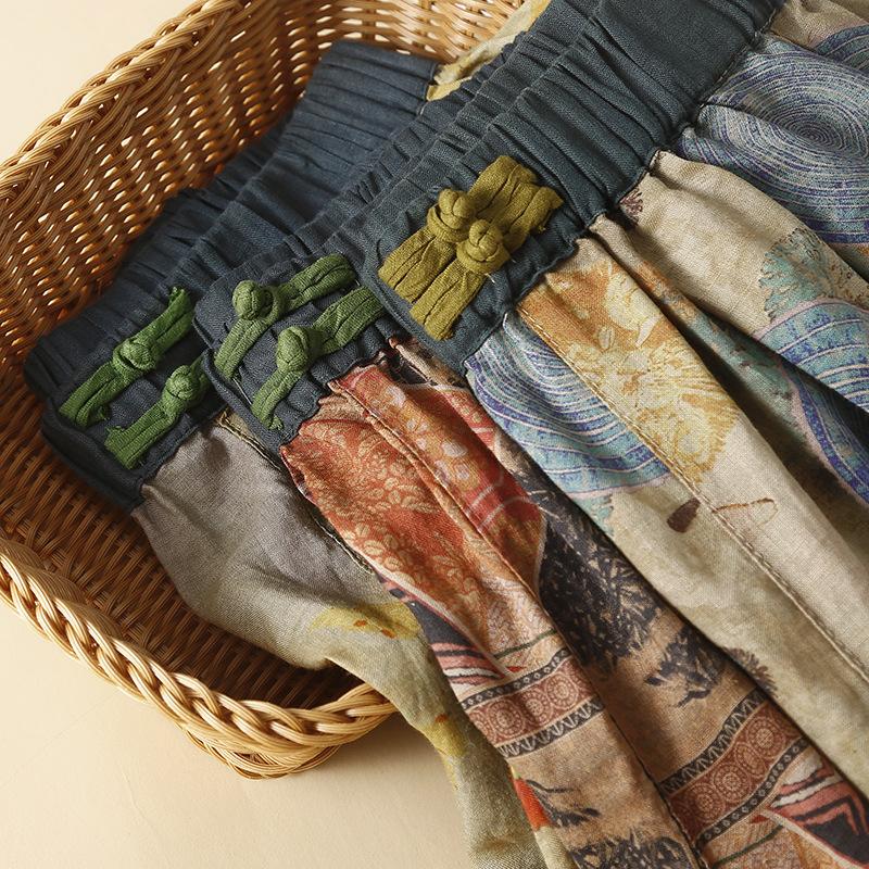 Real Shot Summer Retro Loose Thin Harlan Casual Pants Women