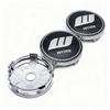 4pcs JDM W Work Logo Emblem Badge Car Wheel Center Caps 60MM 56MM Wheel Hub Cap Rim Hubcaps Dust Cover Replace Car Accessories