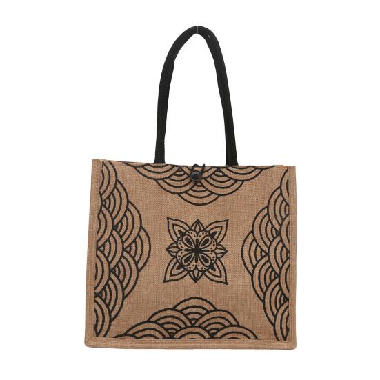 Dámská kabelka Etnický styl Všestranná taška přes rameno Velká kapacita Zapínání na přezku Nakupování Cestování Dojíždění Nákupní taška