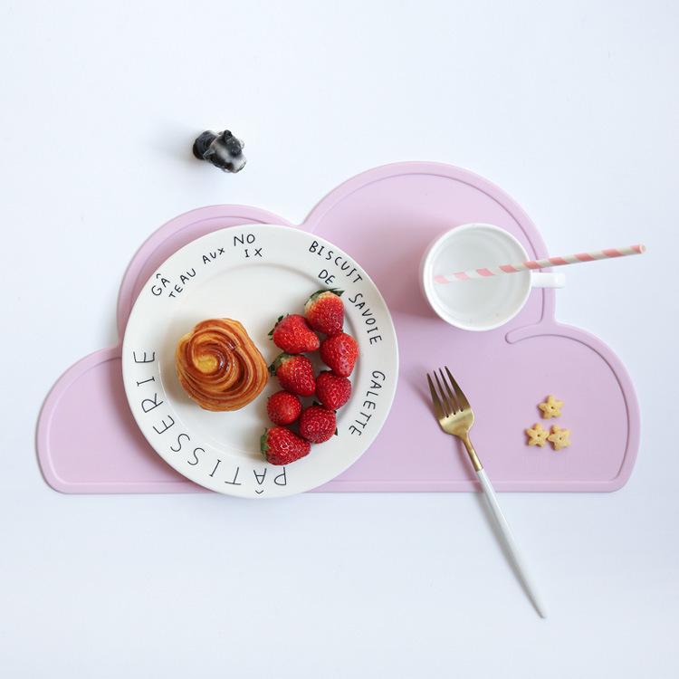 Children's Silicone Cloud Placemat - Non-slip, Heat-resistant for Babies and Pets