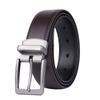 Men's Genuine Leather Belt, New Rotary Pin Buckle Alloy Buckle Punched Pants Belt