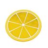 Placement Silicone Fruit Shape Cup Coaster Round Anti -hot Cup Mat Non -slip Cup Insulation Pad Office