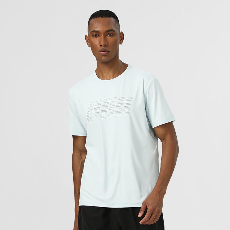 Men's Quick-Dry Stretch Crew Neck Slim Fit T-Shirt - Short Sleeve Casual Outdoor Sports Wear