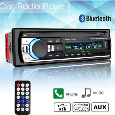 12V Bluetooth Car Stereo FM Radio MP3 Audio Player USB SD AUX Auto Electronics Subwoofer In-Dash 1 DIN Autoradio
