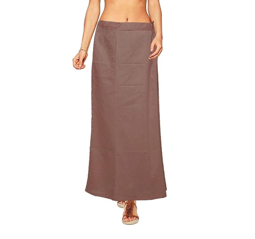 TreegoArt Fashion Fashion Women's Cotton Petticoat Saree Underskirt Sari Underwear Free Size Adjustable