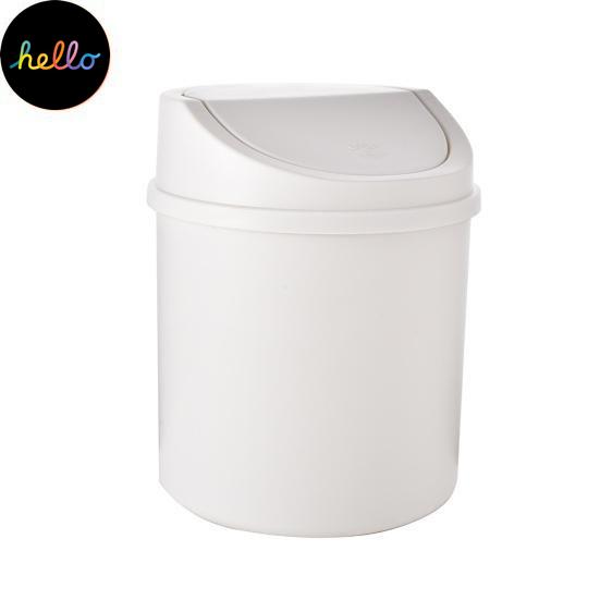 Kompaktní stolní nádoba na odpadky Moderní praktická odnímatelná plastová mini nádoba na odpadky