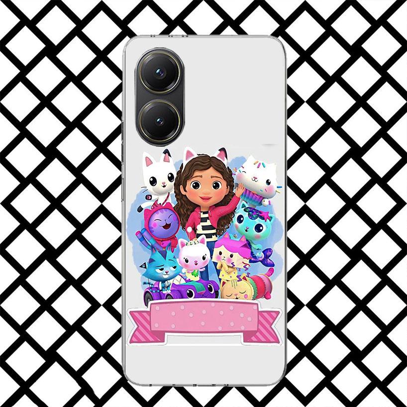 Cartoon Gabbys Dollhouse Phone Case for Xiaomi Poco F7 Ultra X7 X6 X5 Pro X4 Gt M8 M7 Redmi 15 15C 13 13C 12 12C Soft Cover Fund