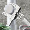 Multifunctional Adjustable Wrench, Large Opening Spanner for Kitchen & Bathroom, Manual Operation