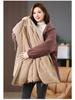 Women's 2024 Winter Fleece-Lined Thick Cotton Coat - Plus Size, Casual, Loose-Fit, Middle-Aged Style.