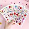 Gem Stickers: Kids' 3D Acrylic Crystal DIY Rhinestone Decorations, Colorful Cross-Border Designs for Girls