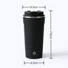 400ml Capacity Electric Shaker Cup 304 Stainless Steel Fast Charging Thermos Cup USB Rechargeable BPA-Free Automatic Blender Cup