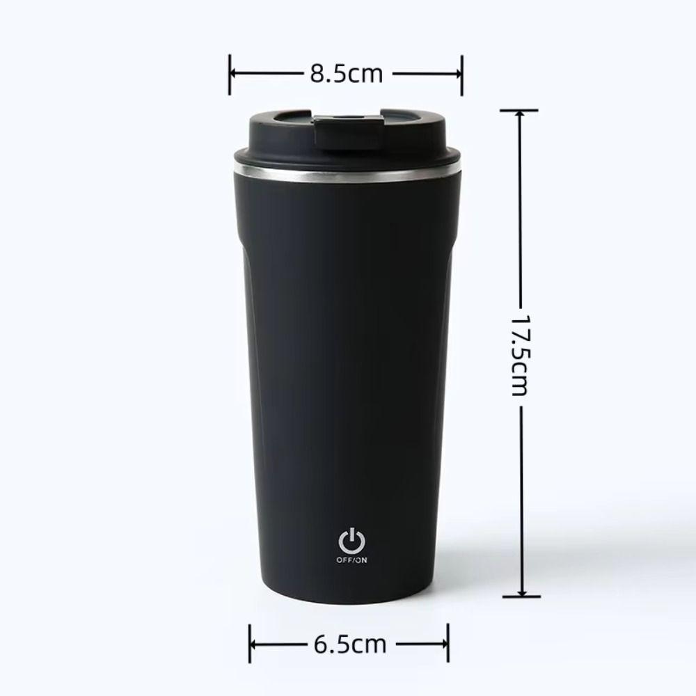 400ml Capacity Electric Shaker Cup 304 Stainless Steel Fast Charging Thermos Cup USB Rechargeable BPA-Free Automatic Blender Cup
