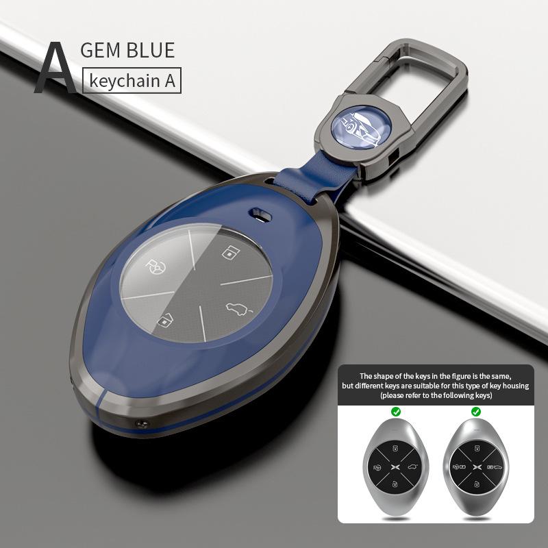 Xiaopeng Key Case for P70/P7/P5/G3/G9/BETA - Car Key Bag with Buckle
