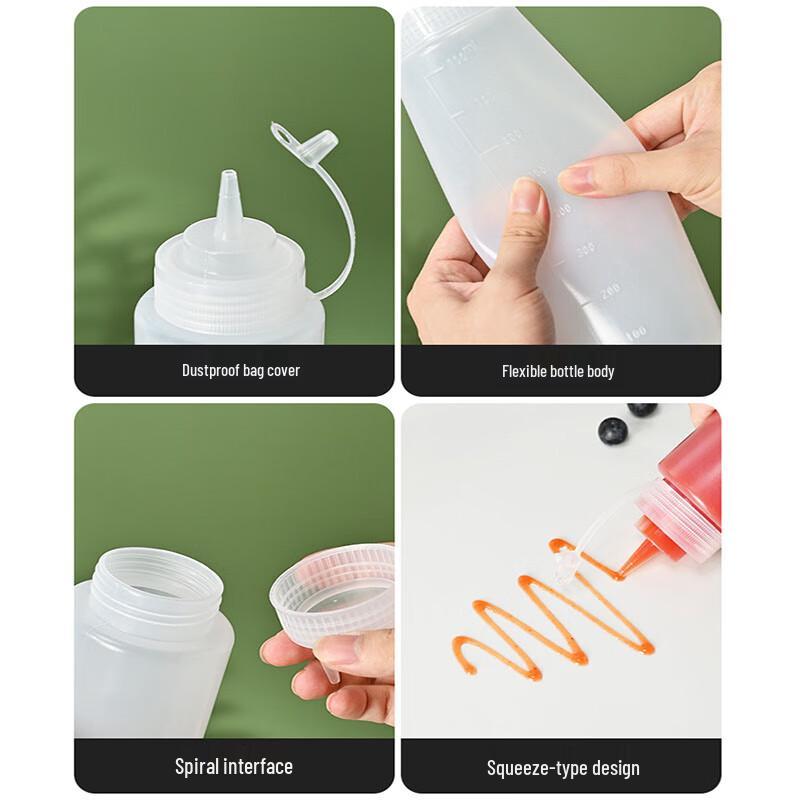 Homeglen Plastic Squeeze Seasoning Bottles